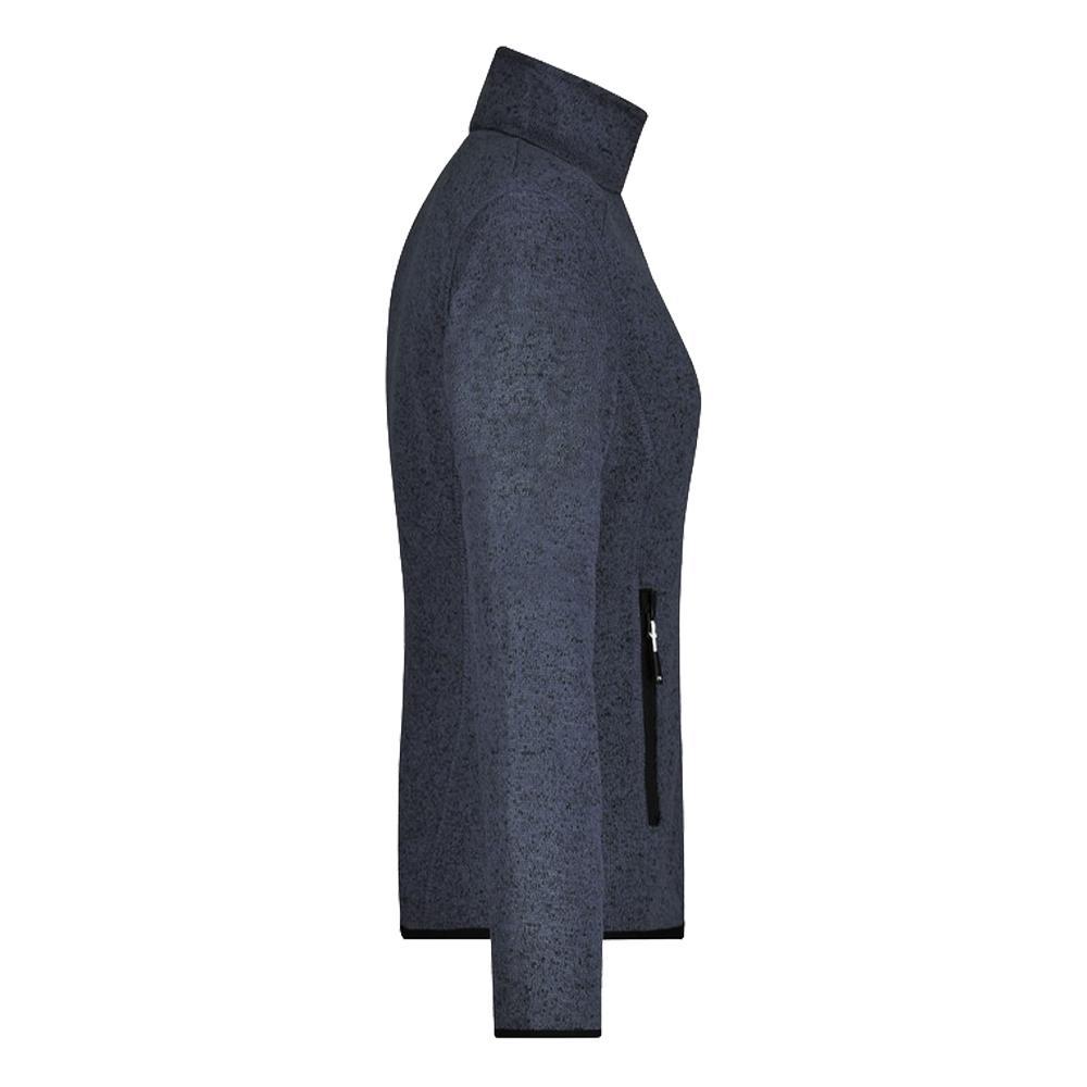 James and Nicholson Womens/Ladies Knitted Fleece Jacket