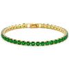 17/19/21CM Fashionable Zircon Tennis Bracelets for Women Dazzling Various Shape Crystal Chain on Hand Trend Sexy Party Accessories Jewelry