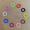 100 шт. Кольца для ног голубей Эластичные 8 мм Смешанные цвета Идентификационные кольца для почтовых голубей, перепелов, птиц, приспособления