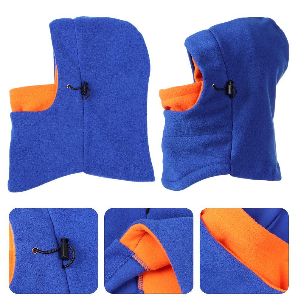 1 шт., теплая флисовая шапка-балаклава для детей, теплая полнолицевая лыжная маска с капюшоном для мальчиков и девочек