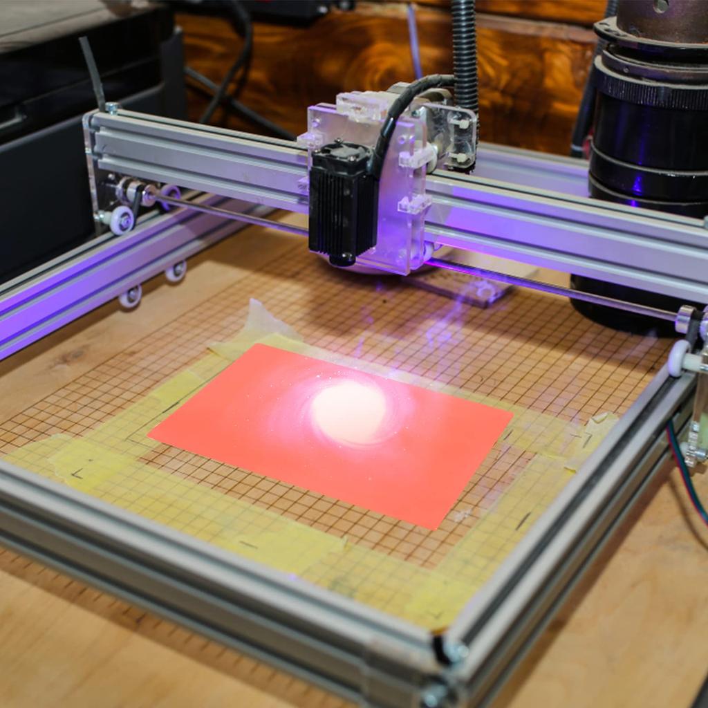 BENECREAT 2 Sheets A4 Size Thickness Rubber Stamp Sheet 296X210mm Laserable Rubber Engraving Blocks for DIY Craft Stamp Engraving Machine Craft 2.5mm