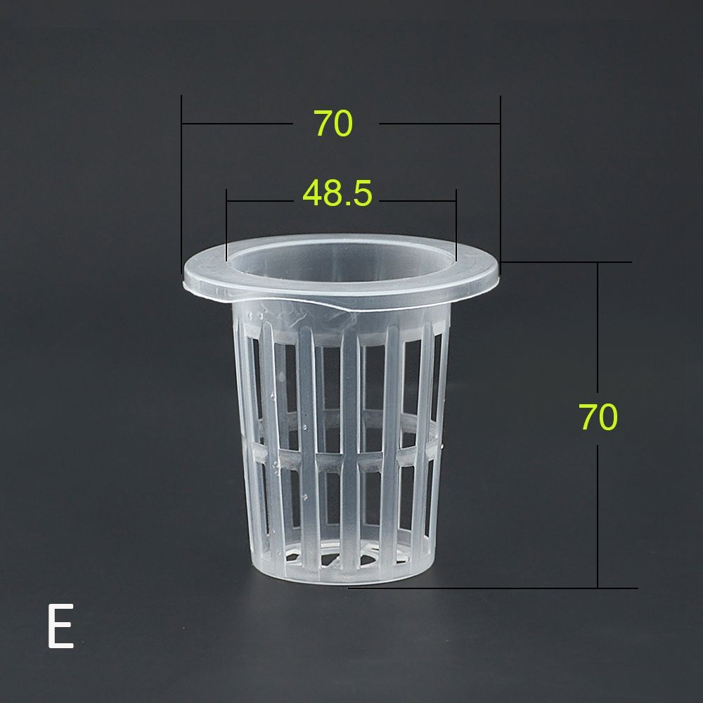 Clone Soilless Planting Grow Hydroponic Colonization Plant Basket Nursery Pots Mesh Pot Net Cup