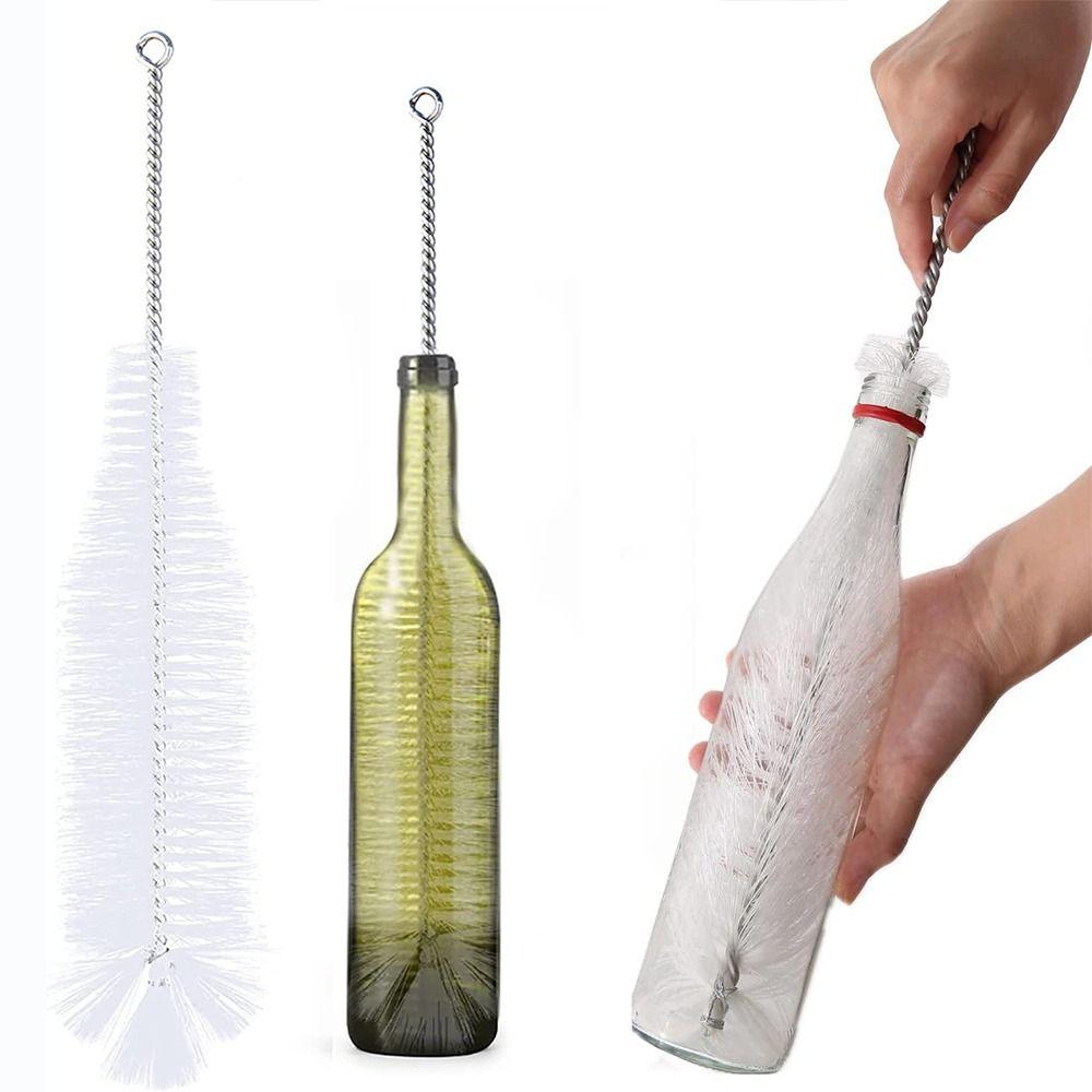 Белые щетки для бутылок, инструмент для мытья, практичная щетка для чистки чашек, домашняя кухня
