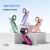 2026 Multi-Functional Handheld Folding Refrigeration Fan with 199-Speed Turbine and Ice Pack Capability