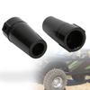 2pcs Aluminum Alloy Rear Axles Bushing Accessory Fit for Wraith AX90018 90020 1 10 RC CarBlack