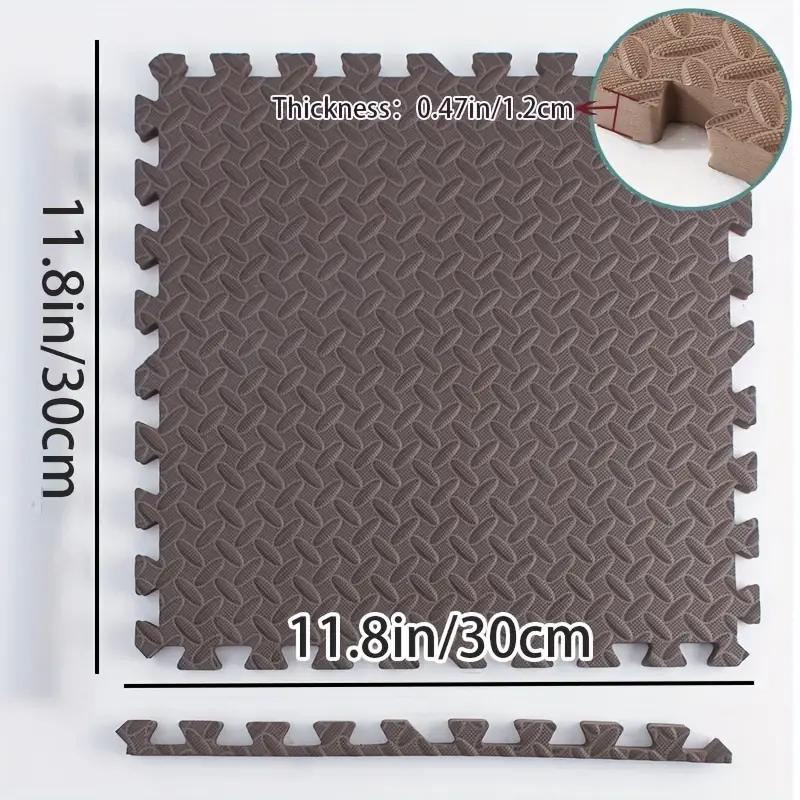 10 шт. Пенопластовый коврик-пазл для пола, игровой коврик, ковер, EVA-пена, соединяющиеся плитки для спортзала, пенопластовый коврик-пазл для пола, пенопластовый пол для игровой комнаты 30*30*1 см