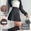 Tweed Plaid High Waist Pleated Skirt  Autumn and Winter Skinny A-line Skirt Large Size Autumn and Winter Models