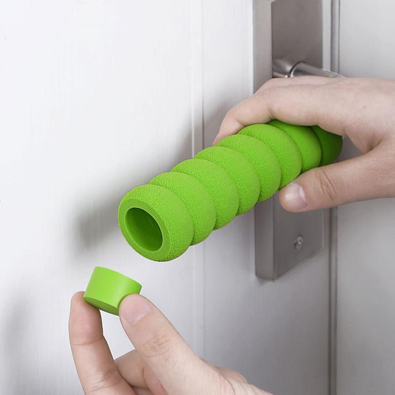 1 шт. Мягкая спиральная пена эластичная защитная крышка для ручки двери протектор противоударный дверной стопор практичная защита детей