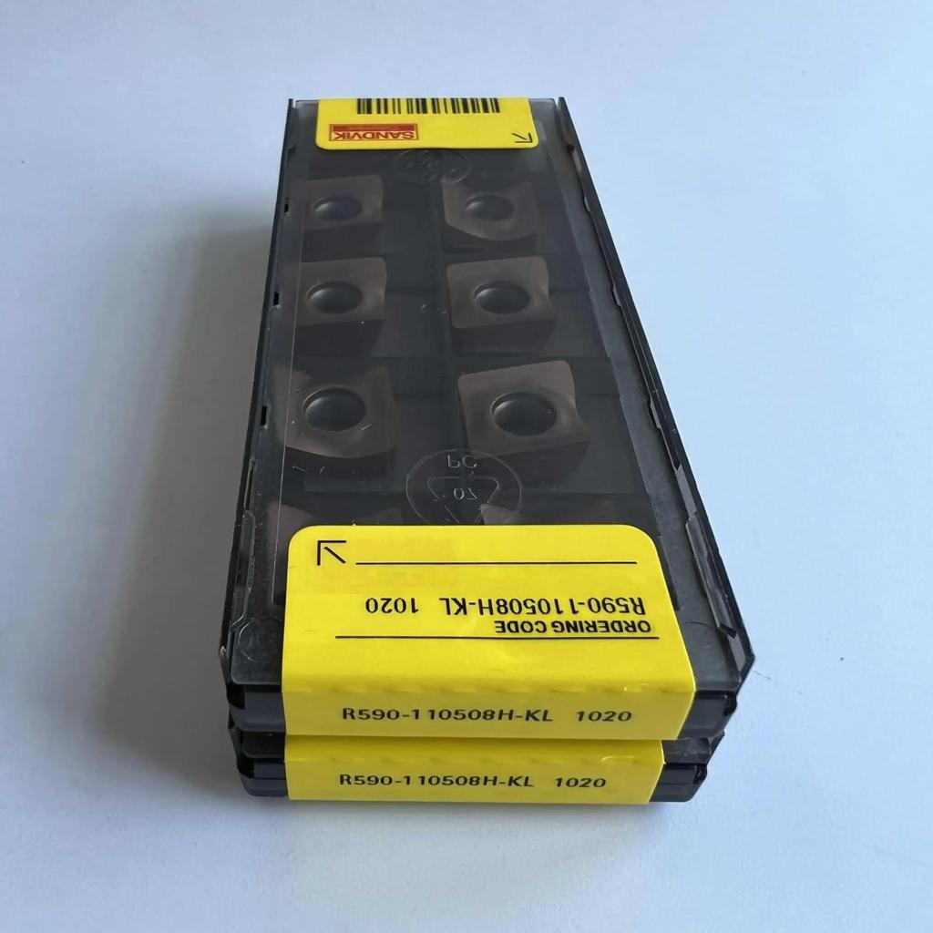 Original Sandvik / R590-110508H-KL 1020 /Carbide CNC Blade 10 PCS