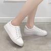 Fashion Women's Vulcanize Shoes 2024 New In Casual Classic Solid Color PU Leather Shoes Woman Casual White Shoes Sneakers