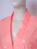 Women Waterproof Swim Cover Up Robe Short Half Sleeve V Neck Open Front Belted Bathrobe for Beach Pool Party