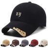 Vintage Letter Embroidery Men Baseball Cap Women Spring Summer Sunshade Cap