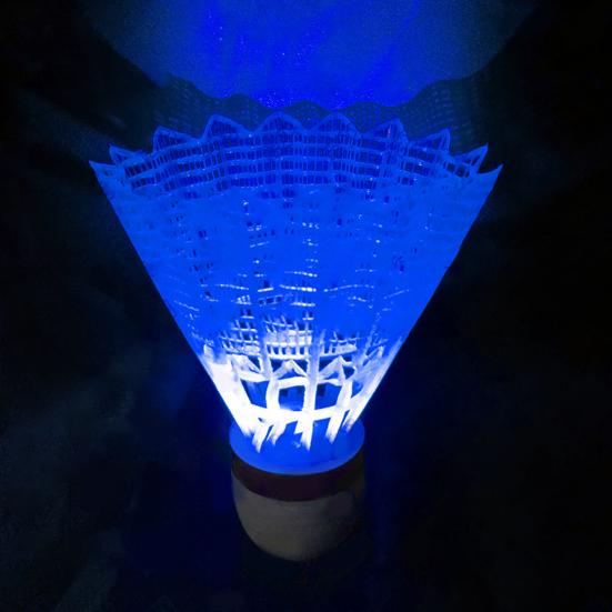 4Pcs/Set Badminton Shuttlecocks Closely Arranged Stable Flying Head Full Round High Speed LED