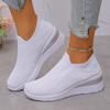 2026 New Fashion Plus Size Flyknit Rhinestone Women's Sports Shoes