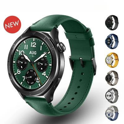 22 мм Кожаный спортивный ремешок для HUAWEI Watch GT3 4 5 Xiaomi Watch S4/S4 Sport/S3 Мягкий браслет для Xiaomi Watch Series S2/S1 Pro Цветной ремешок Аксессуары