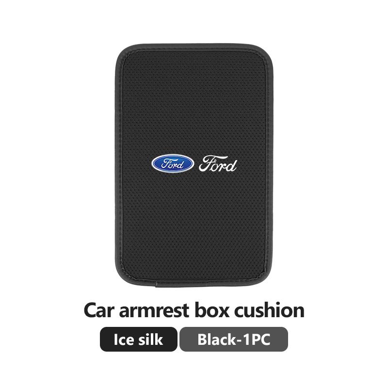 Car Center Console Covers Soft Armrest Mat Styling Accessories For Ford Escort KA Flex Everest KA Expedition Falcon Fusion