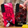 Аниме Алукард Хеллсинг Чехол для телефона Samsung Galaxy S25 S24 S23 S22 S21 S20 Note20 Plus FE Ultra Стеклянный Цветной Чехол Красивый