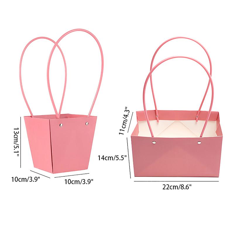 Портативная коробка для упаковки цветов, свадебное украшение, подарочный пакет, сумочка, День святого Валентина, украшение для вечеринки по случаю дня рождения, упаковка для букета своими руками