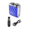 Double-head Mini Electric Shaver USB Rechargeable Waterproof Portable Travel Wet Dry Shaving