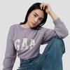Gap Women's Printed Logo Batwing Fleece Crewneck Sweatshirt