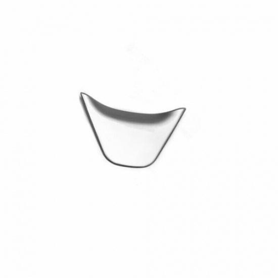 Fit For BMW X1 F48 2016-2021 Matte Silver Inner Steering Wheel U-Type Panel Trim