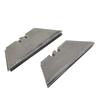 Trapezoidal Blade 2.36×0.7 Inch 30 Pcs Set 60# Carbon Steel Black Silver