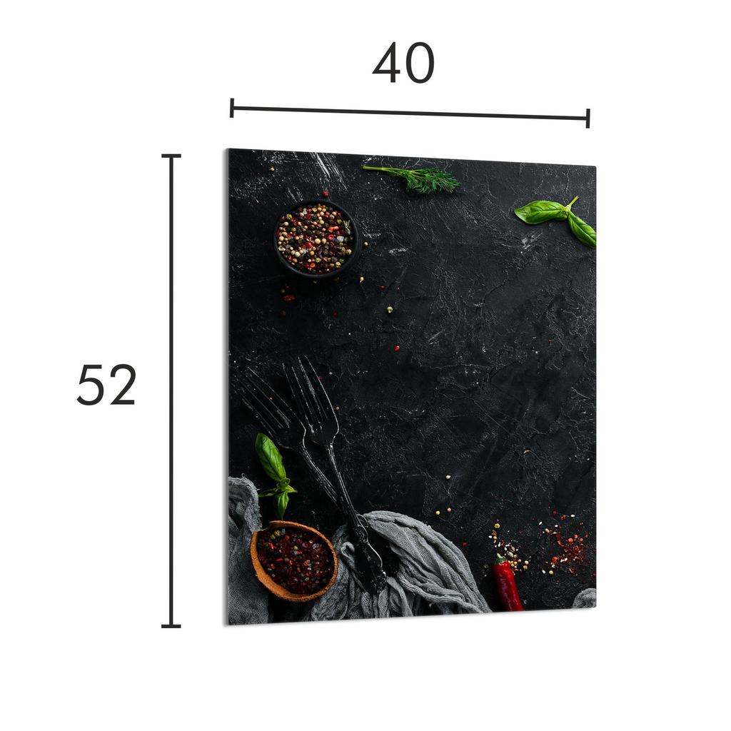 SZKLANA DESKA DO KROJENIA 40x52 Łupek