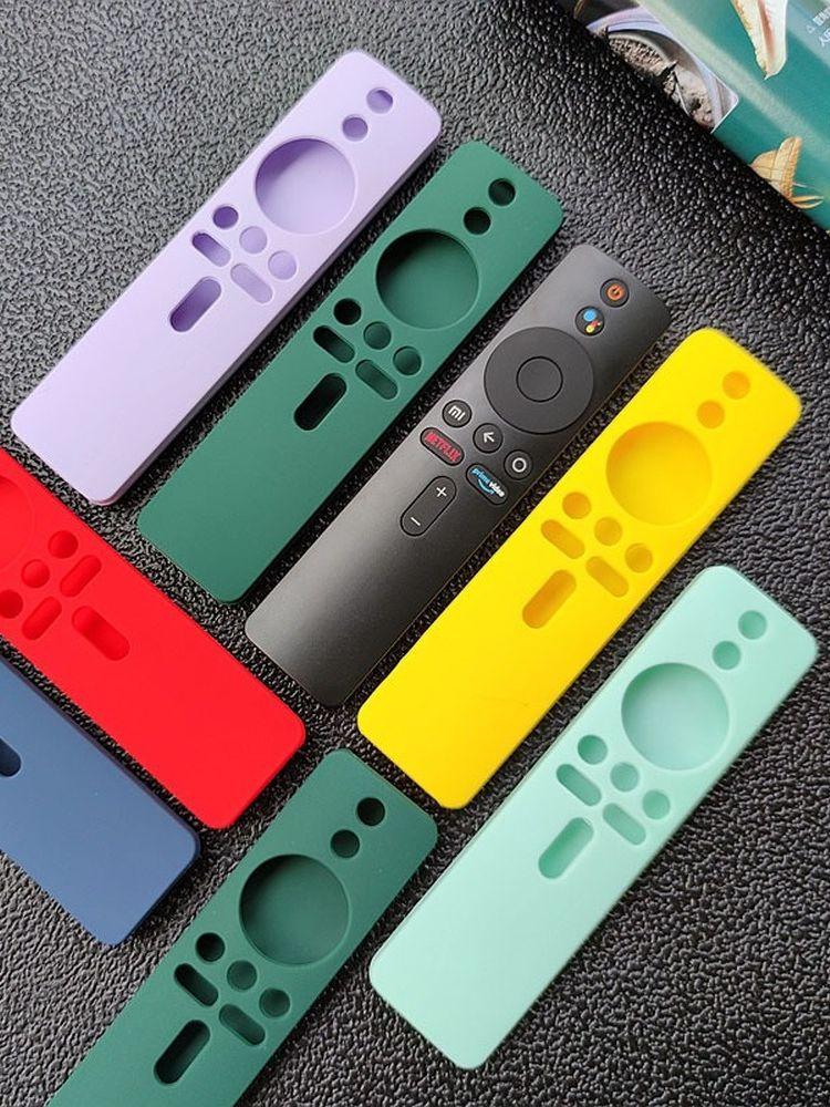 Чехлы для пульта дистанционного управления для Xiaomi Mi Box S Mibox 4 International Edition Силиконовый ударопрочный защитный чехол Пылезащитный чехол