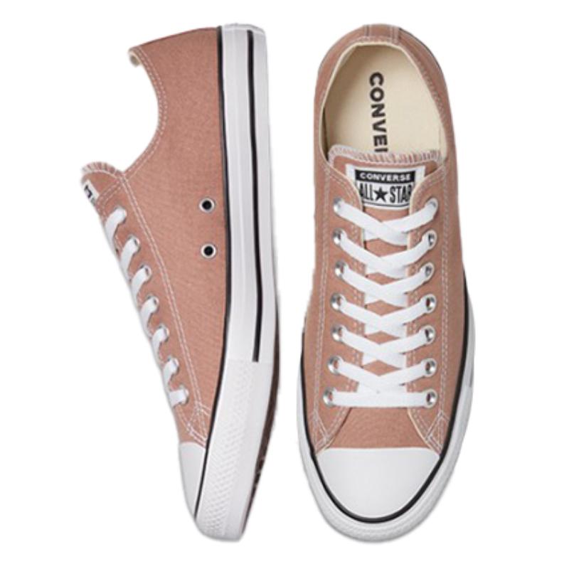 Converse Chuck Taylor All Star удобные и универсальные низкие парусиновые кеды унисекс кораллово-розовый