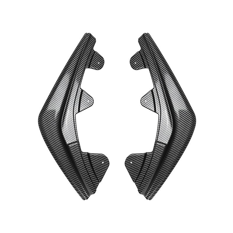 1 пара черных/карбоновых сплиттеров-диффузоров спойлера губы заднего бампера для BMW 1 серии F20 F21 LCI M Sport 2015-2019