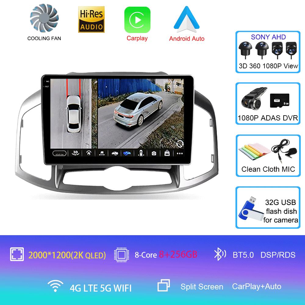 Android 14 Автомобильное радио для Chevrolet Captiva 1 2011 - 2016 плеер Мультимедиа навигация стерео GPS Нет 2din 2 din dvd