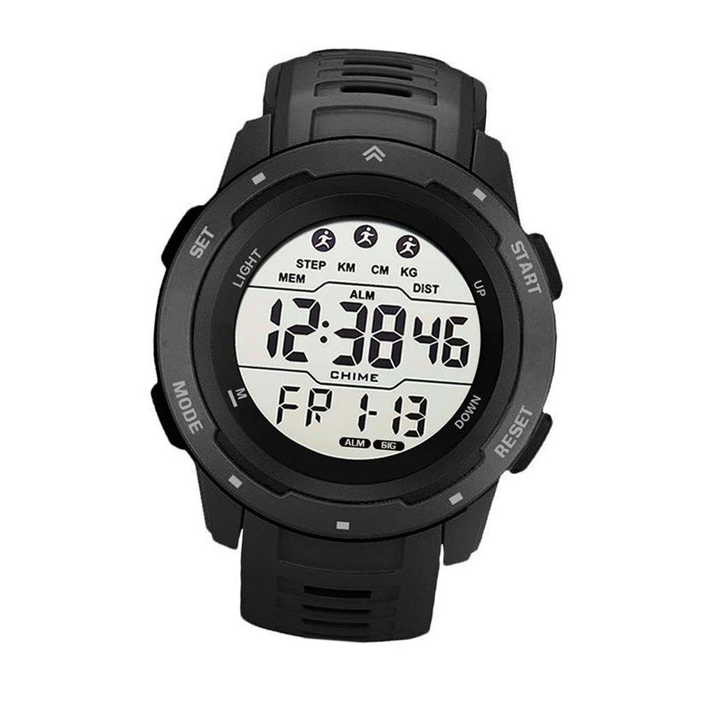 Цифровые спортивные часы многофункциональные водонепроницаемые светящиеся мужские спортивные часы для бега