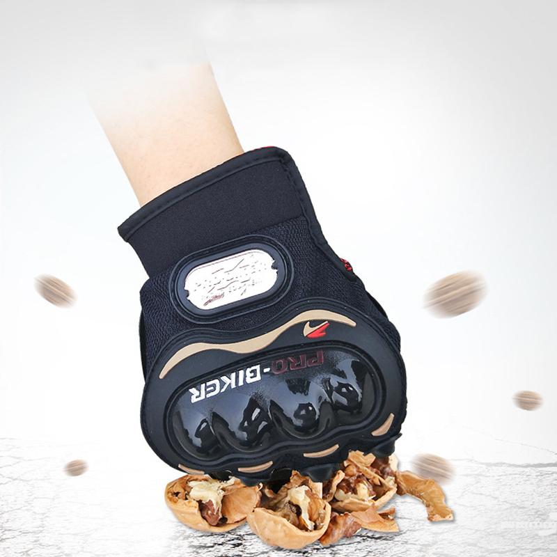 Breathable Motorcycle Gloves Full Finger Touch Screen Compatible Moto Racing Protective Gloves for Bicycle And Summer Use