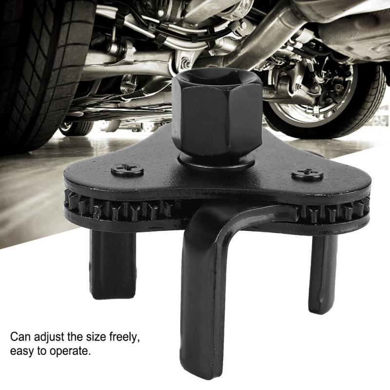 Ключ для черного масляного фильтра, приводной инструмент, съемник с 3 кулачками, инструмент 53–108 мм