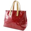 LOUIS VUITTON Lead PM Handbag M91990 Pomdamul Red Monogram Vernis Women Used