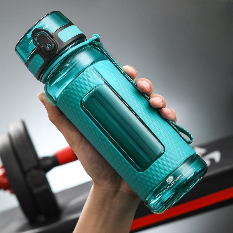 Спортивная чашка для мальчиков и девочек, чайник для фитнеса, портативный уличный пластиковый стакан с защитой от падения для студентов и детей