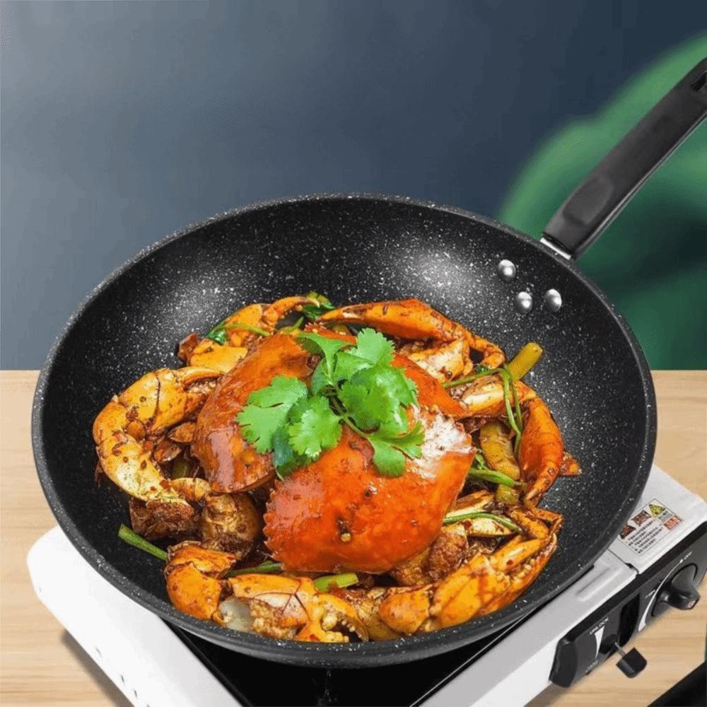 Universal Frying Pan Non-Stick Wok Lightweight Stir-Fry Pan Restaurant