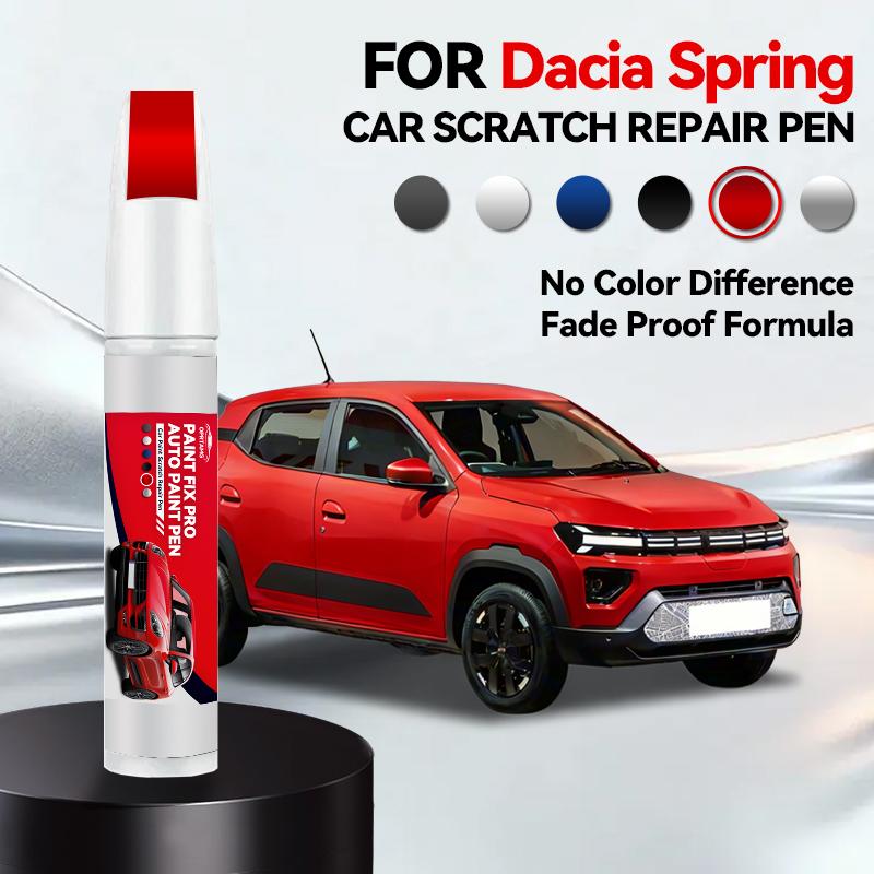 Vehicle for Exclusive Use Car Paint Repair Pen For 2021-2025 Dacia Spring Paint Scratch Repair Accessories Blue Red Green Black