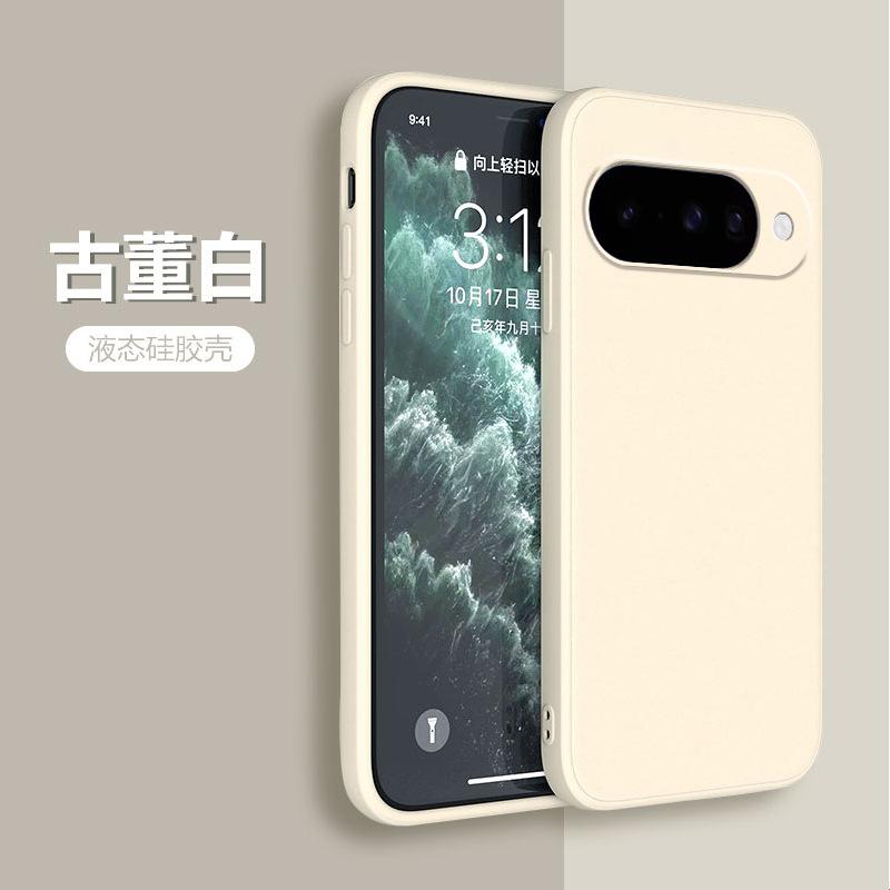 Применимо к чехлу для мобильного телефона pixel11pro Google 11A ощущение кожи 1pro противоударный чехол Google 1/1 имитация жидкого однотонный женский