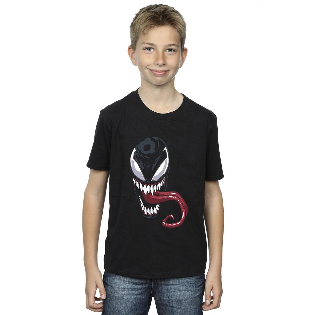 Marvel Boys Venom Face T-Shirt