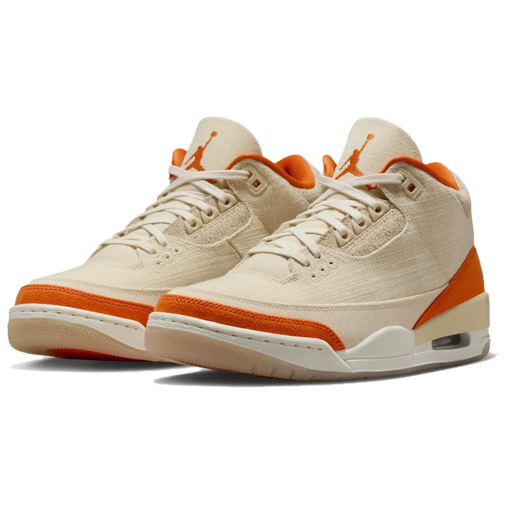 Jordan Air Jordan 3 Высокие Винтажные Баскетбольные Кроссовки Женские Бежевые IH7694-200