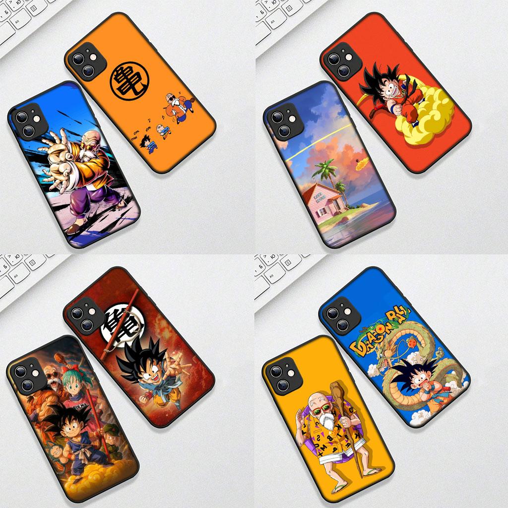 Cover for Apple iPhone 13 12 Mini XS 11 Pro Max 7 8 Plus XR SE 2022 2020 SE3 Case Master Roshi Dragon Gokus Ball Kame Sennin