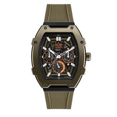 Авторизованный дистрибьютор [Ice-watch] Мужские часы Ice-Watch 024369 [ICE boliday] Хаки Черный Скелетон Сталь Средний Многофункциональный