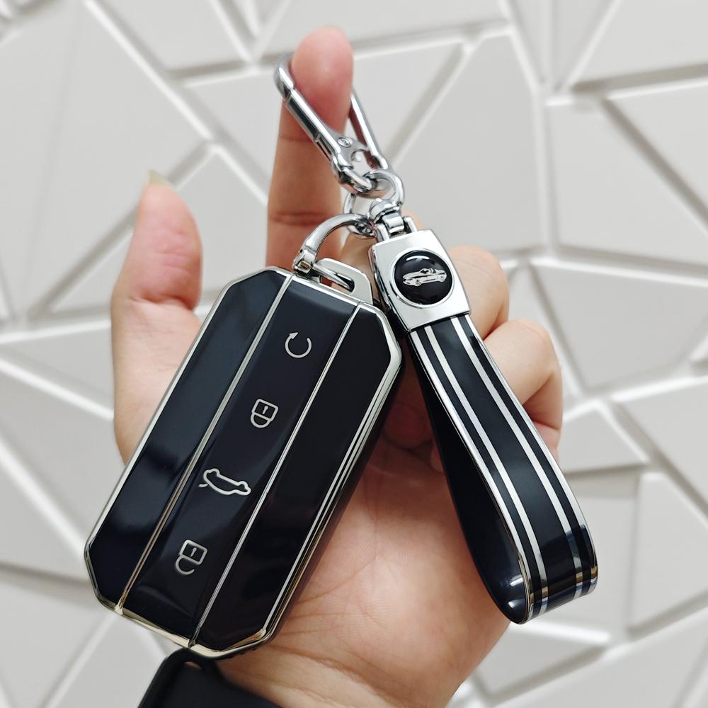 Мягкий чехол-брелок из ТПУ для ключа автомобиля, полный чехол для Chery Jaecoo J5 5 2025 2026, защитный кейс-держатель для брелока, автомобильные аксессуары