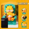 Garfield Building Blocks Sitting Sofa Cat Model Bricks Classic Anime Scene Educational DIY Toys Desktop Decoration Holiday Gift