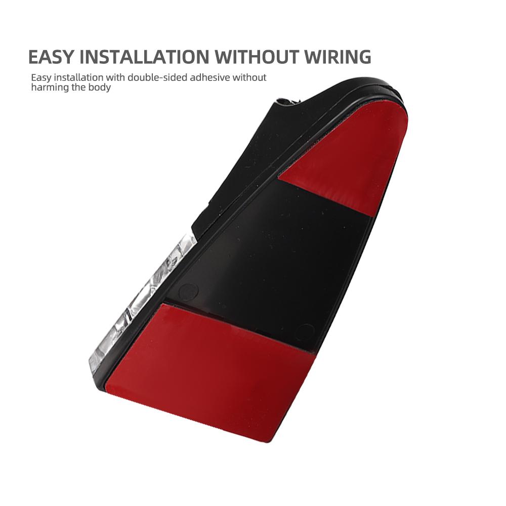 Автомобильный Стайлинг Ветро и Энергия Акулий Плавник Форма Приемная Антенна Светодиодная Предупреждающая Мигающая Лампа