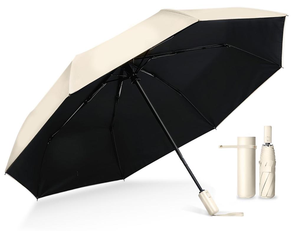 By an Active Fully UV Protection Folding for Both Sunny and Rainy Parasol for Both Women and Automatic Large Sturdy and 370g Classic Sturdy and