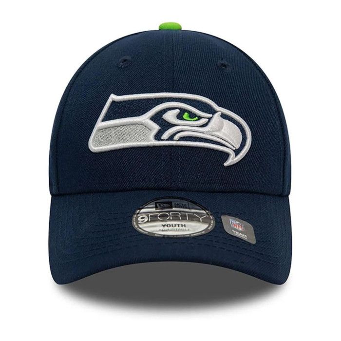 Casquette ajustable Seattle Seahawks Enfant The League Bleu Foncé 9FORTY