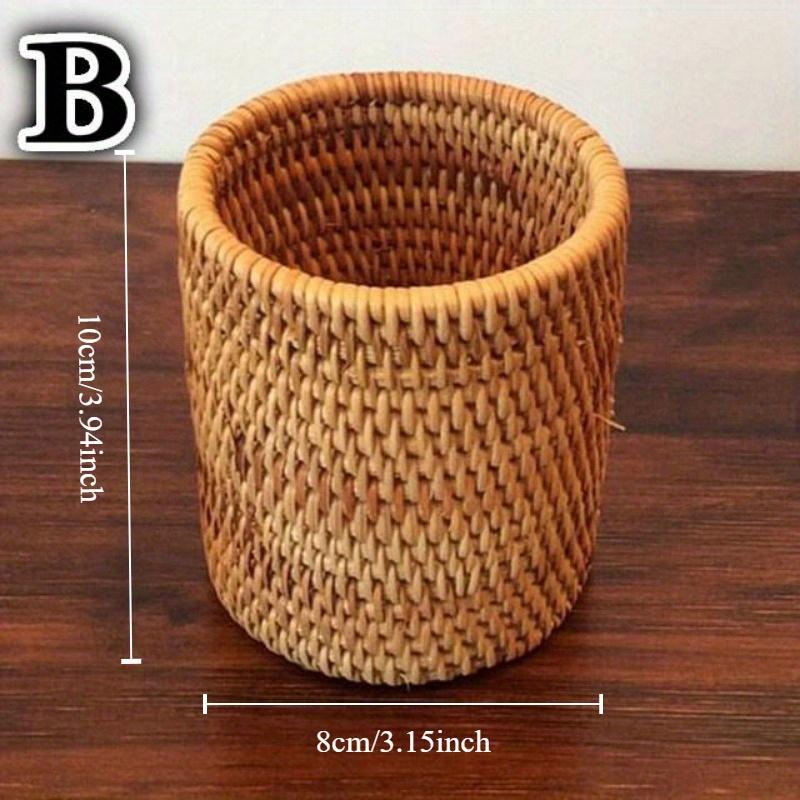 Палочки для еды из ротанга, трубка, лопатка, ложка, ведро, ножи для ужина, вилки, ящик для хранения посуды, корзины для хранения дома, органайзер