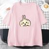 Chiikawa Cat T-shirt Casual Unisex/Women Kawaii Cartoon Printing Tee-shirt 100% Cotton Harajuku Top Summer Vintage Short Sleeve Tee Unisex T-shirt